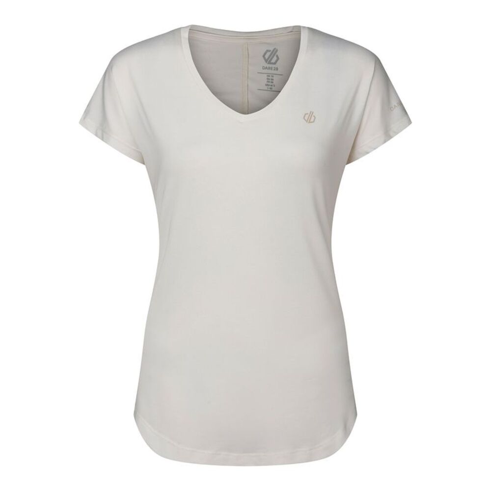 Dare 2B Womens/Ladies Vigilant Active T-Shirt / Egret